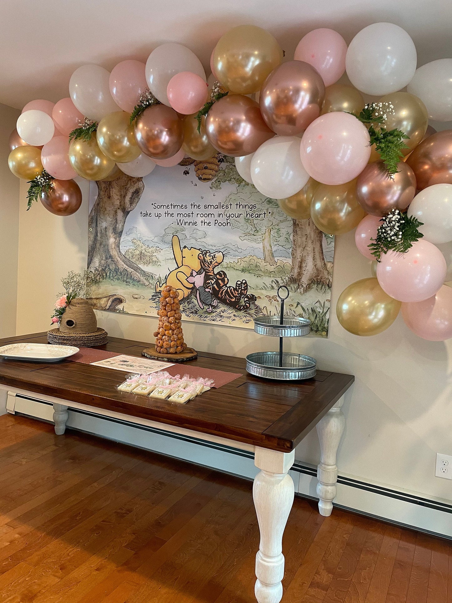 72"x48" Classic Winnie The Pooh Backdrop Background in DIGITAL FILE / Instant Download/ Sometimes the smallest things take up the most room - spikes.digitalshop