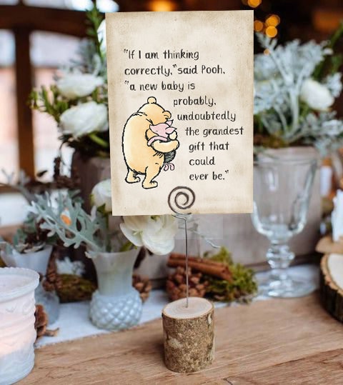 If I am thinking correctly, a new baby is probably - Downloadable Winnie the Pooh Quote - spikes.digitalshop