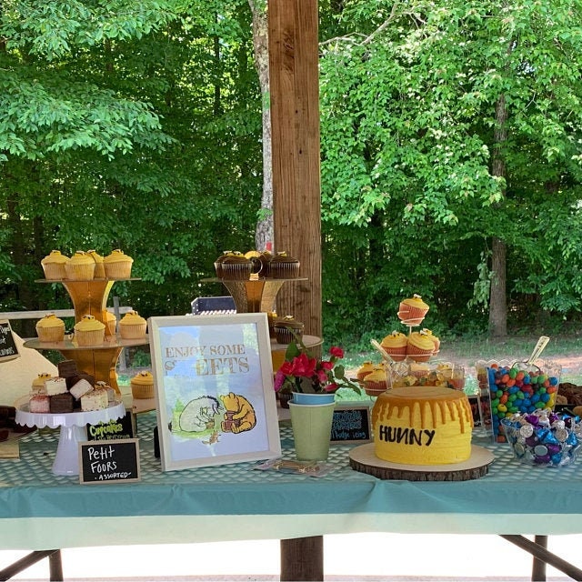 Enjoy Some Sweets - Downloadable Classic Winnie the Pooh Party Sign