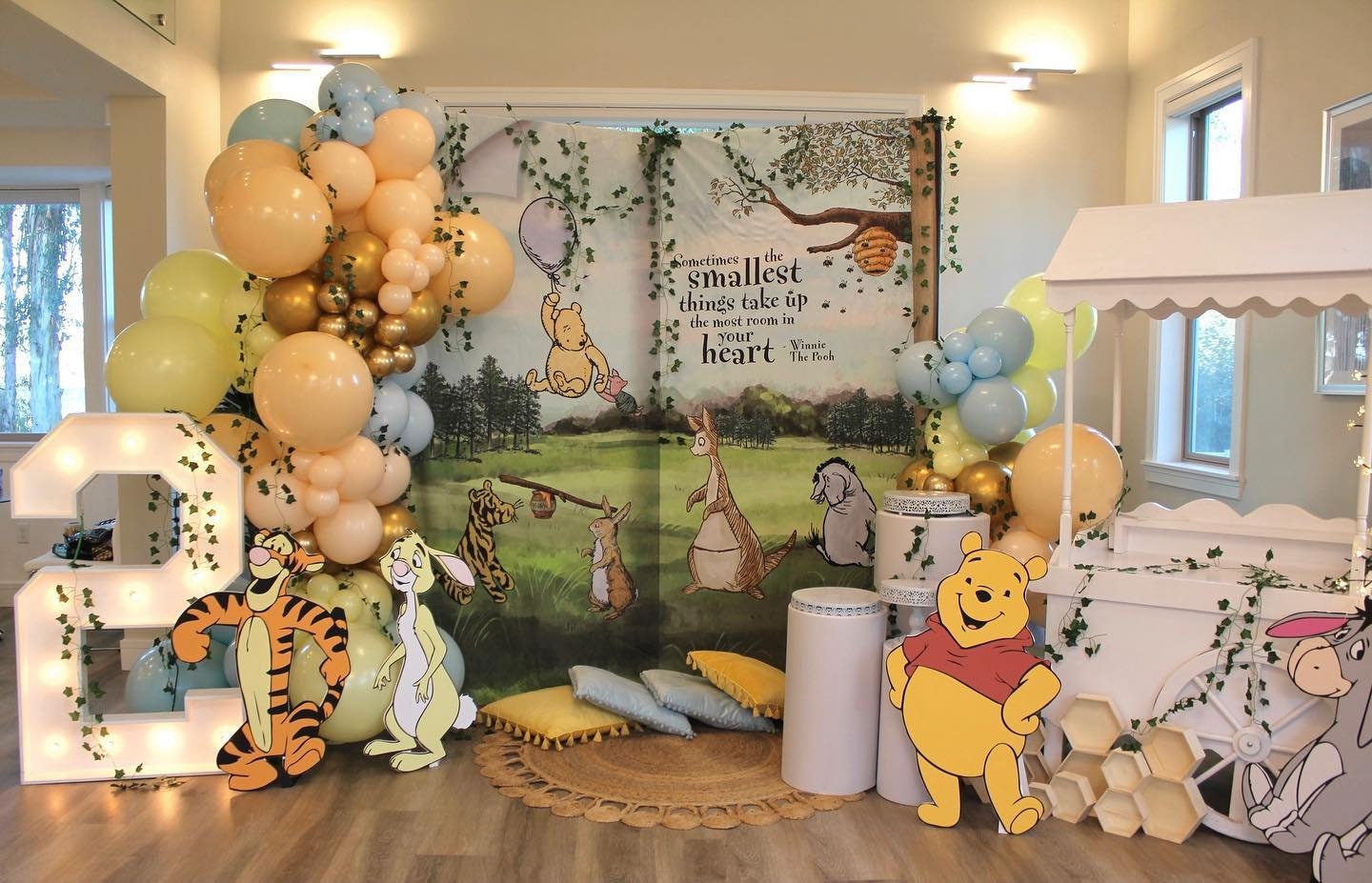 8x8 Feet Giant Book Backdrop/ Classic Winnie The Pooh Backdrop in DIGITAL FILE / Instant Download - spikes.digitalshop
