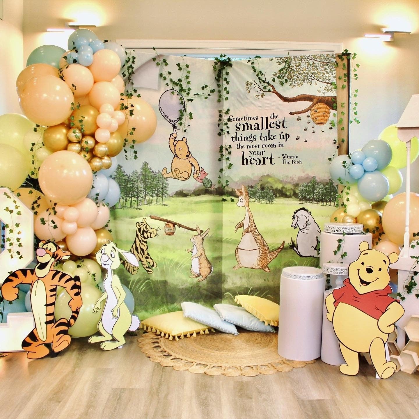8x8 Feet Giant Book Backdrop/ Classic Winnie The Pooh Backdrop in DIGITAL FILE / Instant Download - spikes.digitalshop