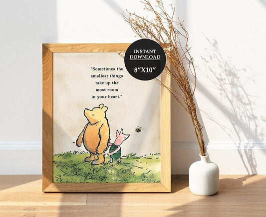 Sometimes The Smallest Things - Downloadable Winnie the Pooh Quote
