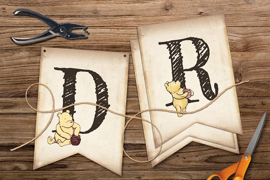 Drinks - Downloadable Winnie The Pooh Banner