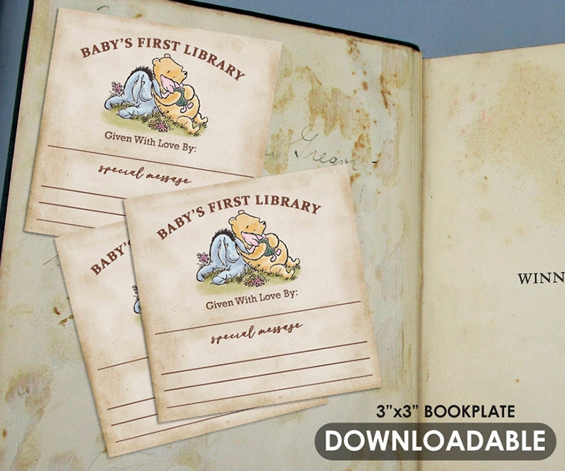 Baby Bookplates Printables Pastel Bookplates Label Stickers